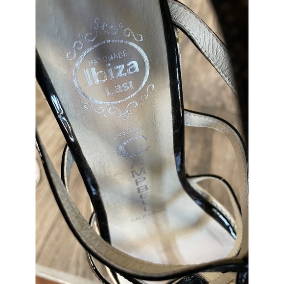 JEFFREY CAMPBELL CALIFORNIA Handmade IBIZA Encased Block Heel Women size 7.5 - Picture 11 of 12